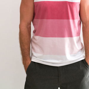 Camisetas de Malla Transpirables Personalizadas de Alta Calidad para Hombre, Camiseta de Malla Blanca Lisa Informal para Hombre - Product Image 6