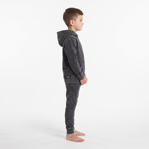 Conjunto Deportivo de Sudadera con Capucha y Pantalones de Algodón Lavado al Ácido para Niños, Talla Regular, Logotipo Personalizado, Ropa Casual de la Mejor Calidad - Product Image 2
