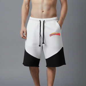 OEM/ODM Eco-Friendly Anti-Wrinkle Canvas Cotton Gym Men's <b>Shorts</b> Solid Mid Waist Elastic Breathable High Street Style Baggy Fit - Product Image 1