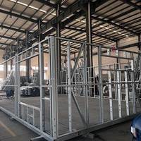 Maison légère à ossature en acier à démontage facile à monter Maisons mobiles préfabriquées/Maisons mobiles personnalisées vertes Maison multifamiliale
