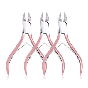 Stainless Steel Curved Cuticle Nippers with Wide Jaw Opening for Finger Pedicure & Manicure - Product Image 2