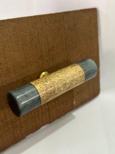 Tiradores de armario de cocina europeos modernos, figurita de barra en T de resina colorida, tiradores cilíndricos de piedras preciosas talladas, manualidades - Product Image 3