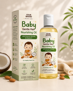 Huile capillaire à la noix de coco et à l'amande, enrichie en vitamine E, soin nourrissant doux pour le cuir chevelu, formule pour la croissance des cheveux, flacon, autres produits de soin de la peau - Product Image 2