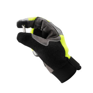 Fabricants directs d'usine, gants de travail en cuir de qualité supérieure, couleurs et designs demandés par les clients, gants de travail en cuir résistants. - Product Image 3