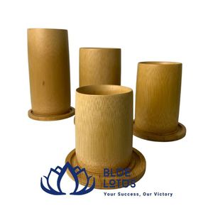 BEST SELLER Tasse à boire en bambou écologique style rustique, vente en gros - Product Image 1