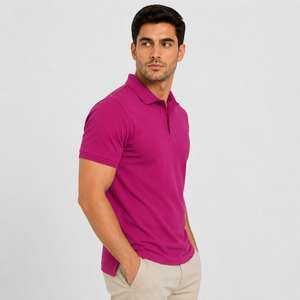 Polo de hombre de alta calidad con cuello clásico, mangas cortas y ajuste cómodo, ideal para el estilo de vida diario moderno OEM. - Product Image 4