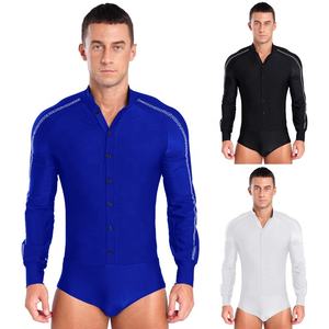 Vente en gros de vêtements de danse pour hommes, tenue de danse sur scène, costume de danse latine pour compétition contemporaine masculine - Product Image 1