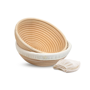 Natural Rattan for Proofing <b>Basket</b> Eco Friendly Food Safe Oven Safe Durable Sourdough <b>Bread</b> Dough Rising Set Vietchoice - Product Image 6