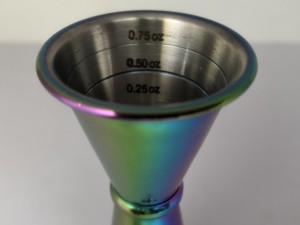 จิกเกอร์สแตนเลสสตีลสีรุ้งโครเมียมแบบญี่ปุ่น - Product Image 2