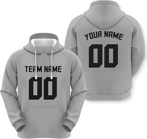 Couleurs personnalisées, vêtements de sport d'hiver imprimés par sublimation, sweats à capuche d'équipe, nom d'équipe personnalisé, numéro, logo, pull unisexe - Product Image 1