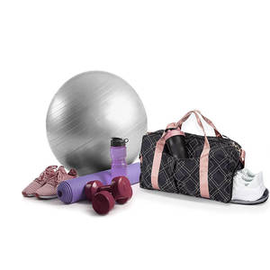 Bolsa de Deporte de Lujo Personalizada de Poliéster y Nailon, Plegable, de Diseño, para Ropa, Gimnasio, de Cuero, para Hombre y Mujer, con Impresión de Logotipo - Product Image 2
