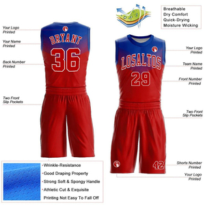 Ensemble de maillots de basket-ball légers et respirants pour l'entraînement, les matchs et les compétitions d'équipe - Product Image 4
