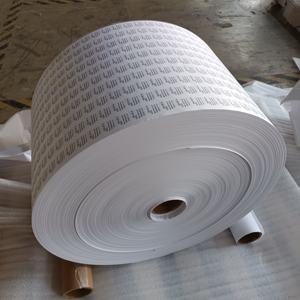 Custom Logo Disposable Greaseproof Industrial Wax Coated Single Side Food Wrapping Paper Roll for Sugar Salt Sachet <b>Packaging</b> - Product Image 2