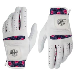Guantes de Golf de Cuero Genuino Blanco de Último Diseño, Antideslizantes, de Dedo Completo, para Hombres Adultos, Ligeros y Duraderos - Product Image 1