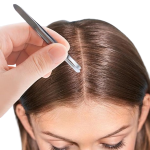 Pinzas para cejas con punta redonda de acero inoxidable, 3 uds., 3,54 pulgadas, duraderas, estilo moderno, depilación suave y delicada - Product Image 6