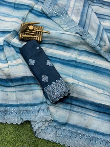 Venta al por mayor precio de fábrica especial Lilan suave Organza impreso Sari para uso diario y de oficina Sari tradicional proveedor indio - Product Image 5