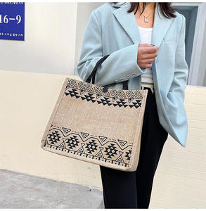Handmade Natural Jute Ladies Purse Durable Eco Friendly Fashion Bag for Women - Product Image 4