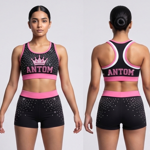 Conjuntos de Calentamiento Personalizados con Pedrería para Australia y Canadá, Sublimación, Poliéster, Ropa de Práctica para Adultos, Servicio OEM - Product Image 1