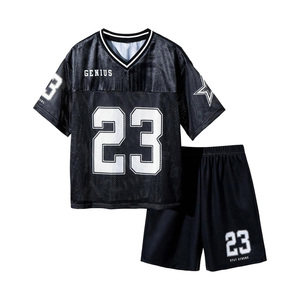 Hot Selling ODM Services Available Vintage Summer Breathable Tracksuit 100% Cotton T-Shirt and <b>Mesh</b> Shorts <b>Sets</b> for Adults - Product Image 1