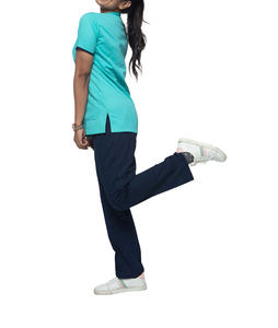2026 OEM Wholesale Custom Top-Grade Summer Short Sleeve Scrubs Uniforms Eggplant <b>Purple</b> Unisex Cheap Nursing Sets Supplier - Product Image 2