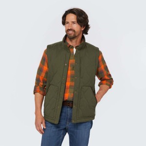 Wholesale Sleeveless Quilted Customized <b>Vest</b> High Quality Custom Made Stand Collar Zipper Puffer <b>Vest</b> Polyester Men Quilted <b>Vest</b> - Product Image 6