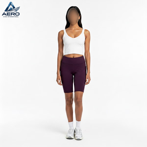 Shorts de Ciclismo de Alta Elasticidad para Mujer, con Logotipo Personalizado, Sin Costuras, para Gimnasio, Entrenamiento, Fitness y Ropa Deportiva - Product Image 3