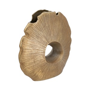 Jarrón de Latón Hecho a Mano con Diseño en Forma de Abanico, Centro de Mesa Decorativo Bohemio para Decoración del Hogar - Product Image 5