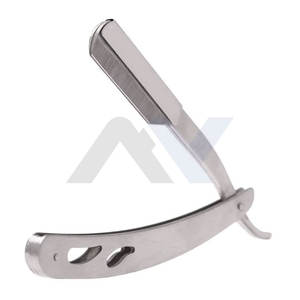 Rasoir droit en acier inoxydable de qualité supérieure pour hommes, idéal pour salon, barbier et usage domestique, marque privée Razor Factory - Product Image 5