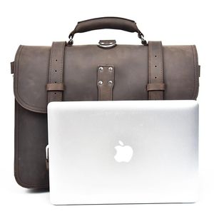 Gustav borsa Messenger in pelle Vintage di grande capacità per gli uomini Gustav borsa Messenger in pelle Vintage per gli uomini - Product Image 5