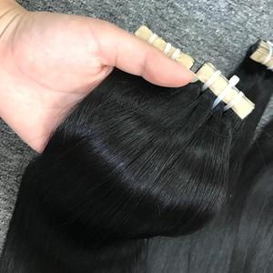 Venta al por mayor 100% Extensiones de cabello de cinta virgen Remy humano Doble dibujado Cabello indio vietnamita recto 10A ¡Compre ahora Consiga el descuento! - Product Image 6