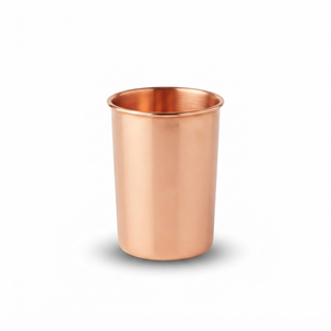 Gobelet à boire en cuivre pur, verre à eau ayurvédique, tasse en cuivre faite à la main pour la maison, la cuisine, l'hôtel, le restaurant, le bar, vente en gros OEM ODM - Product Image 1