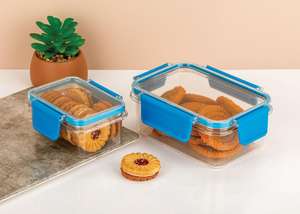 Recipientes de Vidrio Multifuncionales para Almacenamiento de Alimentos, Tapas con Cierre Seguro, Herméticos y a Prueba de Fugas, Juego de 2 Piezas para Organización de Cocina y Preparación de Comidas - Product Image 4