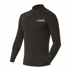 Custom Breathable Quick Dry Rash Guard Men Long Sleeve Compression Spandex Cotton BJJ MMA Gym Workout Shirt OEM Service - Product Image 3