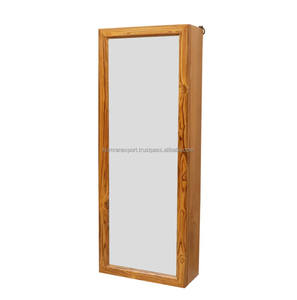 Practical Modern Wooden Dressing Table with Large <b>Mirror</b> and Multiple Drawers for <b>Bedroom</b> & Living Room Use - Product Image 1