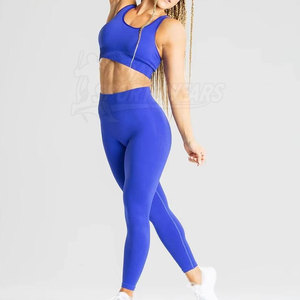 Wholesale Women <b>Yoga</b> Sets Breathable Athletic Clothing Matching Top And Leggings For Fitness <b>Yoga</b> <b>Pilates</b> Training And Active - Product Image 4