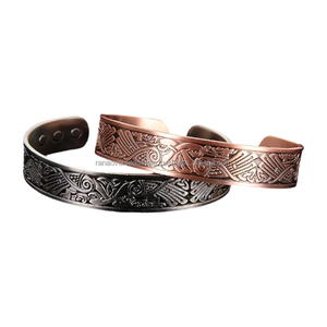 Brazalete curativo ajustable de diseño en relieve clásico de alta calidad con imanes ultrarresistentes para mujeres y hombres a un precio asequible - Product Image 1