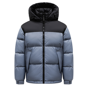 Hot Sale Custom Logo Design Men's Winter Bubble Down Coats <b>Plain</b> Zip Up Lightweight Sports High Quality Shiny Puffer Jacket - Product Image 4