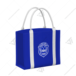 Custom Wholesale Zeta Phi Beta Sorority Embroidered Tote <b>Bag</b> Greek Paraphernalia - Product Image 5