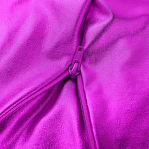 Cagoule et couvre-visage intégral violet brillant, sexy, pour clubbing, festivals, soirées, déguisement, cosplay lumineux - Product Image 4