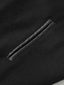 Chaquetas Universitarias de Lana para Hombre de Talla Grande, Chaqueta Universitaria con Mangas de Cuero al por Mayor, Chaqueta Universitaria de Lana con Logotipo Personalizado - Product Image 5