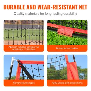 Rete Portatile 5x5 piedi per Allenamento di Baseball e Softball: Attrezzatura per Battuta, Ricezione, Lancio e Protezione Posteriore - Product Image 4