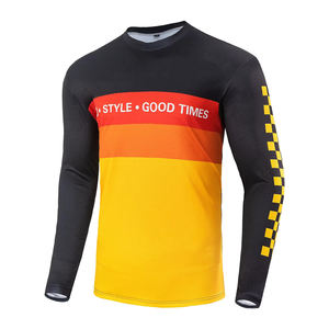 Maillot de cyclisme de course VTT respirant sans coutures de haute qualité, tenue de cyclisme professionnelle, OEM ODM, vente en gros, personnalisé, 100% polyester - Product Image 1