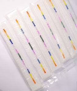 Multi zafiro Arco Iris zafiro 3 mm corte de diamante redondo pulsera de moda joyería para mujer regalo pulsera de zafiro fabricación de collares - Product Image 5