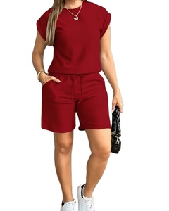 Spring-Summer Women's Casual Street Wear Breathable Embroidery Ruffle Sleeve Jumpsuits Set from Bangladesh - Product Image 1