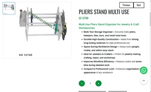 Multi Use Pliers Stand Organizer Jewelry Tools Storage <b>Holder</b> For Hand Tools Jewelry Making Tools | Item No GS-1274D - Product Image 3