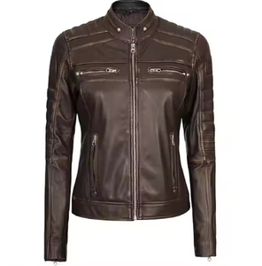 Blouson Aviateur Tendance en Cuir de Vachette Véritable de Haute Qualité 2026 – Vente en Gros - Product Image 3