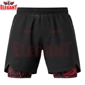Conjunto de Rash Guard y Shorts de Lucha BJJ/MMA 2026, Diseño Personalizado, Elástico en 4 Direcciones, Transpirable, Ecológico, Manga Larga, Doble Capa - Product Image 5