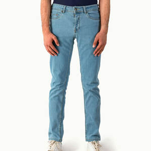 Pantalones de hombre transpirables al por mayor con MOQ bajo, diseño personalizado, pantalones vaqueros lavados de última moda para venta en línea - Product Image 1