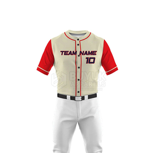 Ce maillot de baseball 100 % polyester provenant d'une usine OEM comprend un service professionnel et un logo personnalisé pour les ventes en gros. - Product Image 6