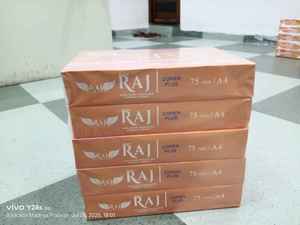 A4 75 GSM Office Use Sheets For Print Copy Writing Tasks Plain White <b>Paper</b> Ream Bulk Distribution Supplier India - Product Image 3